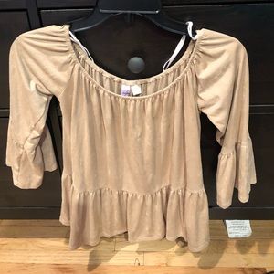 Off the shoulder shirt